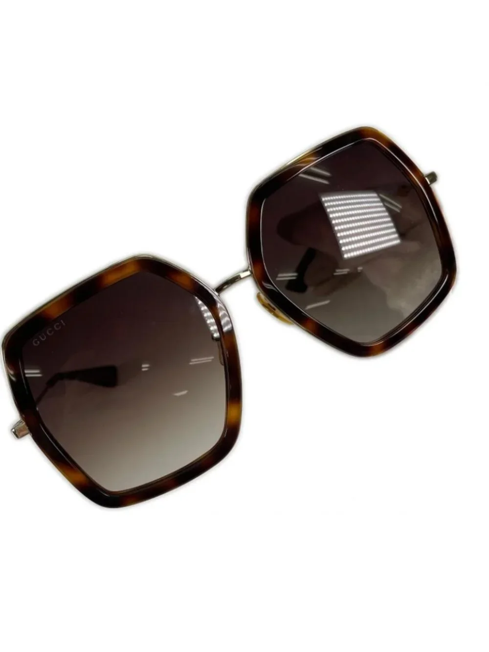 Gucci Sunglasses Metal Brown 56 Eyewear